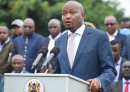 File image of CS Moses Kuria.